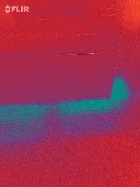 Wet area near sofa